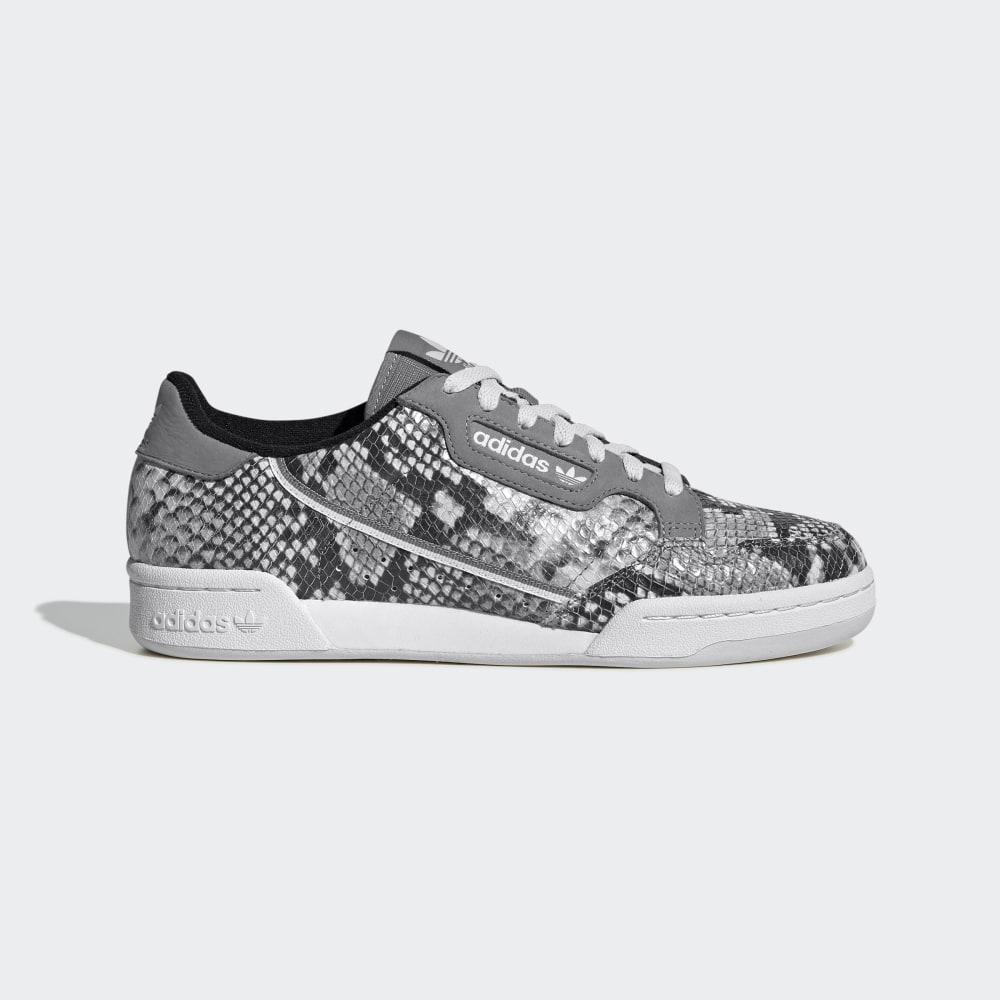 Adidas Women's Continental 80 Originals Shoes Grey/White Ireland EH0169